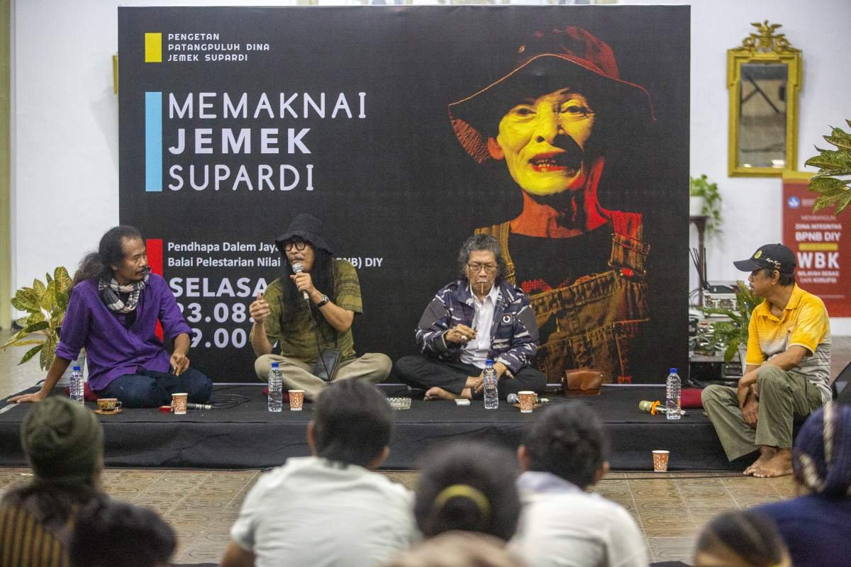 Acara paringatan 40 Hari Jemek Supardi