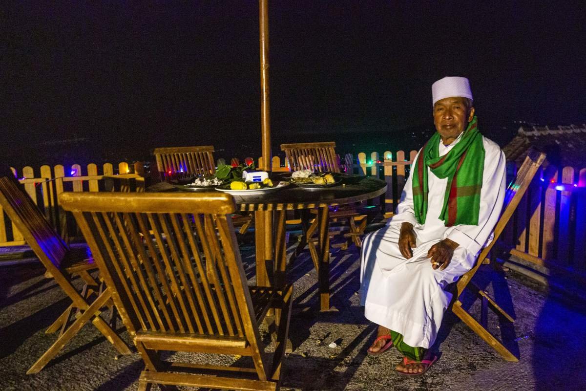 Agus saman Hudi sesepuh Desa Cepit, Pagergunung, Temanggung