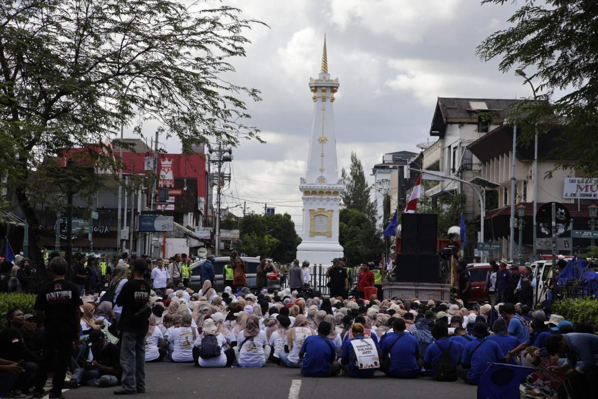 Aksi BUruh May day 2026
