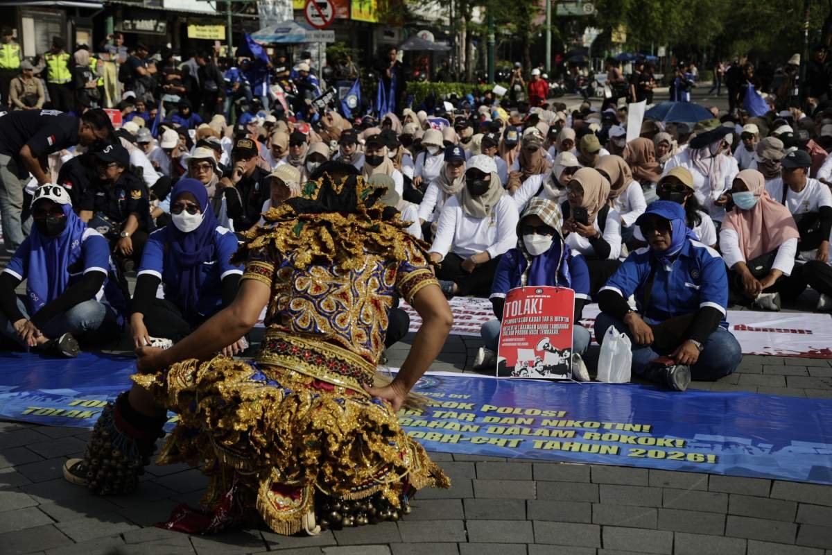Aksi Kesenian dalam May day 2026