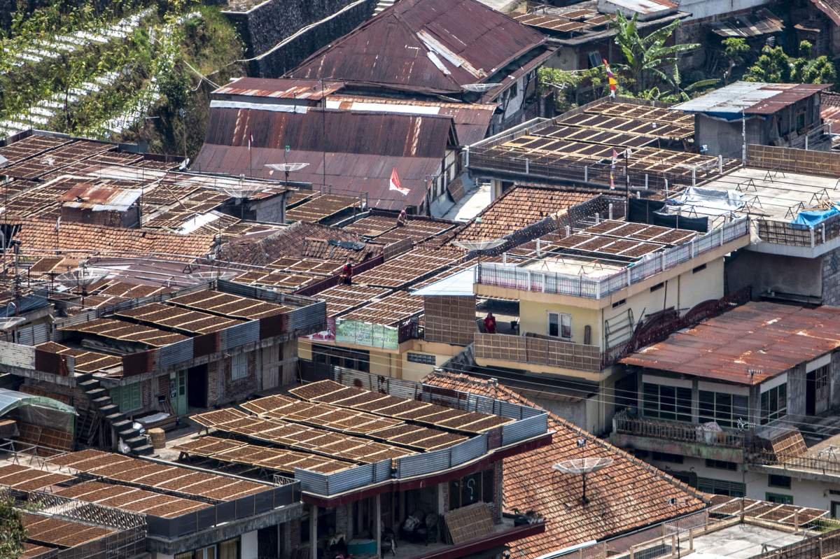 Atap Rumah di Dusun Lamuklegok, Desa Legoksari, Temanggung 