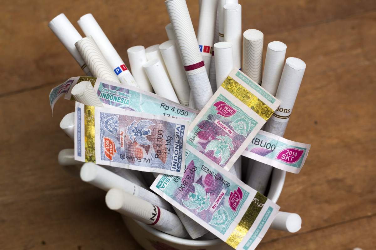 Batangan Rokok Kretek dan Cukainya
