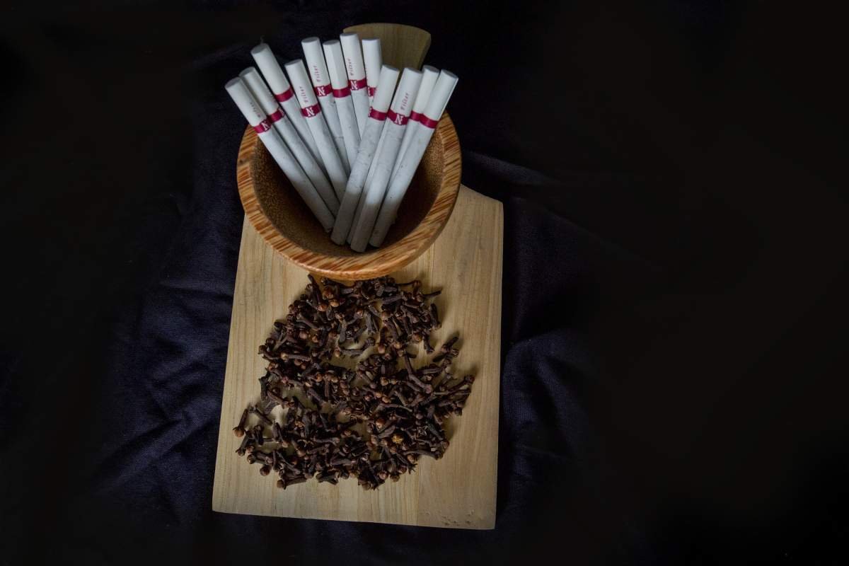 bunga cengkeh kering dan skm mild
