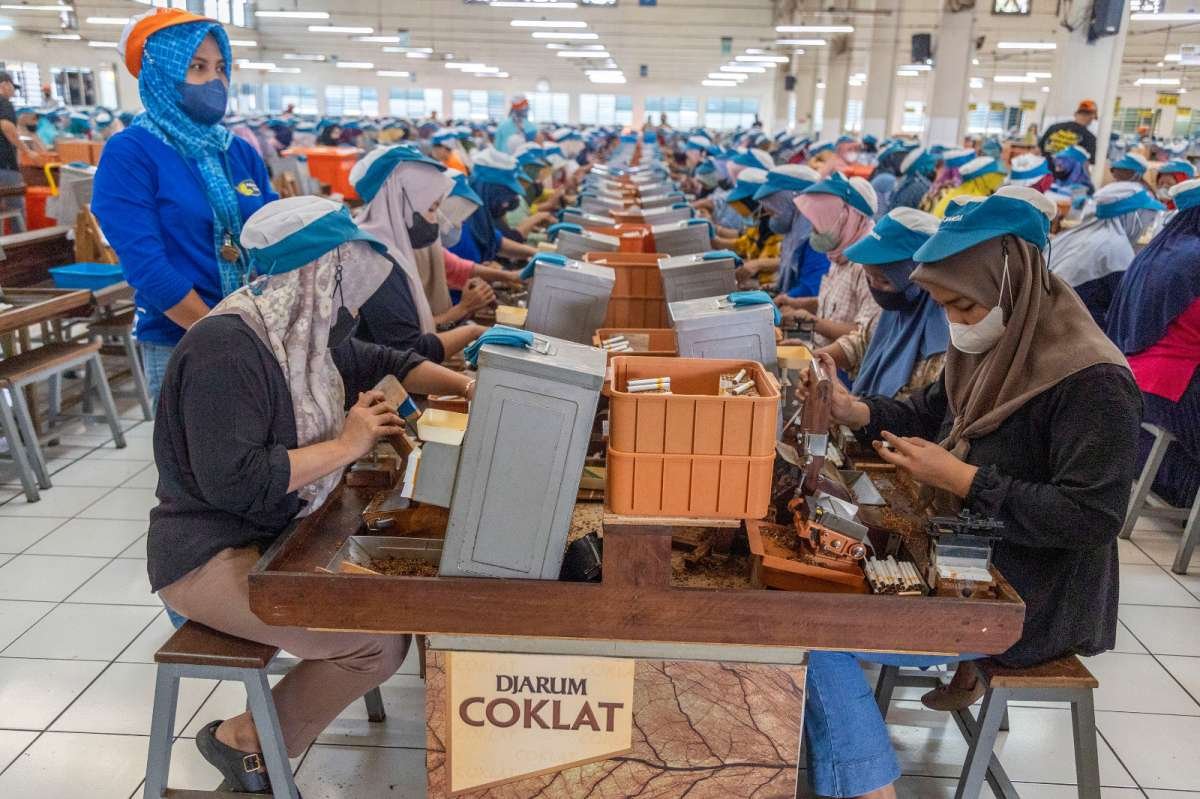 Buruh Linting Djarum Coklat