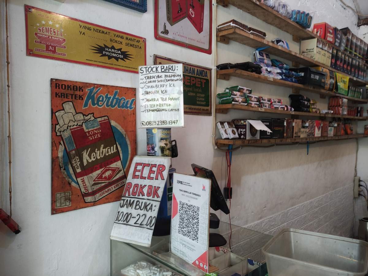 Data stok tembakau