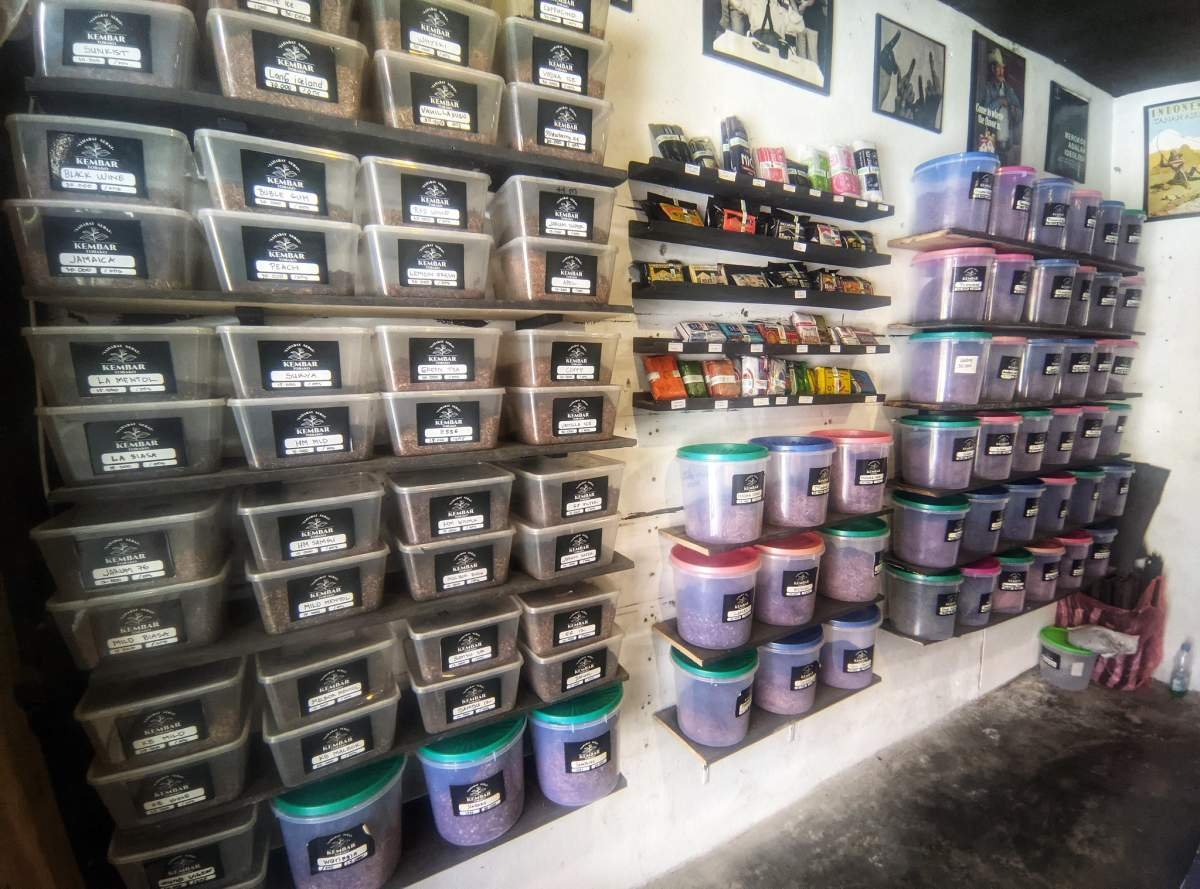 Display Tembakau
