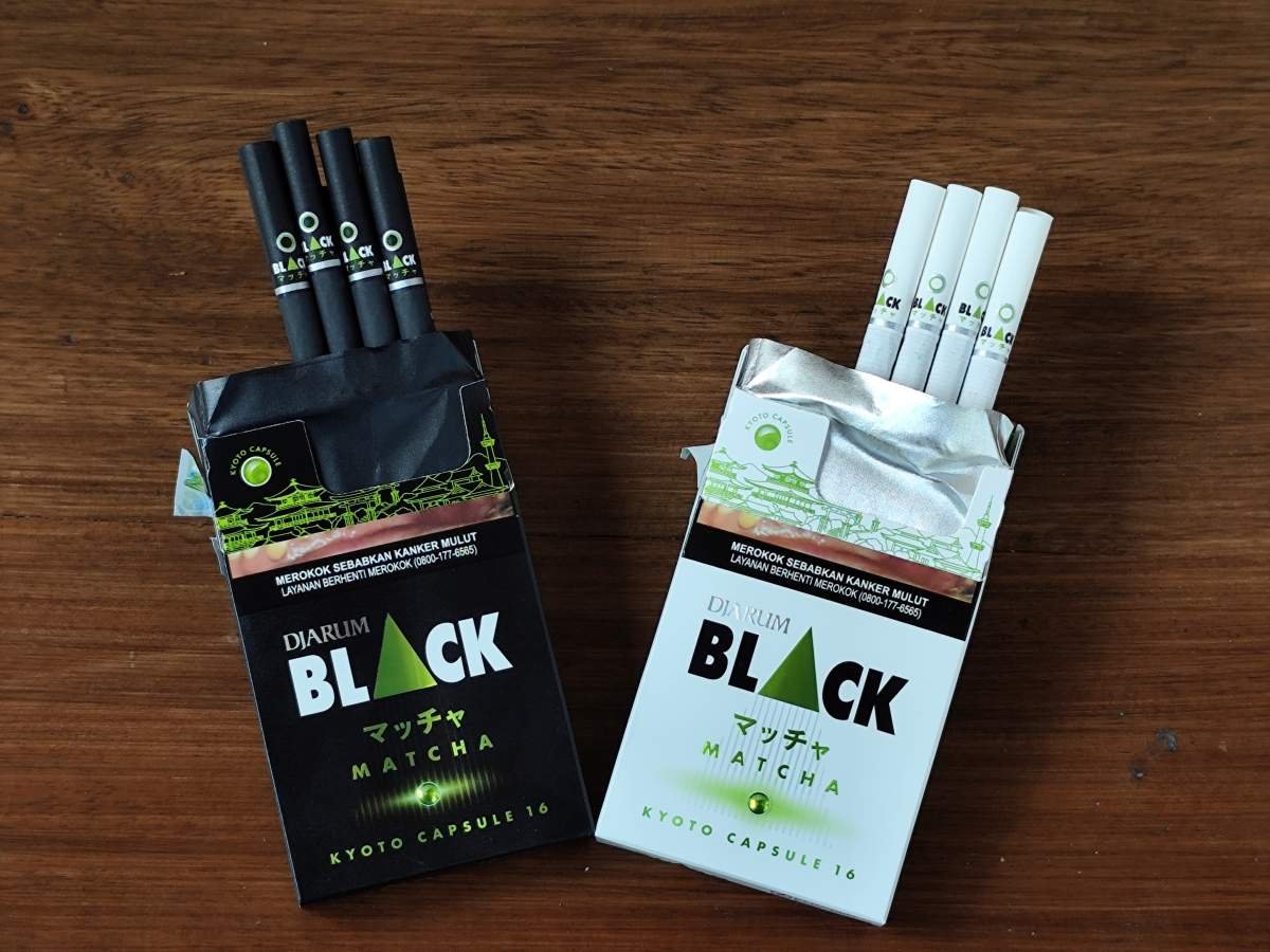 dua jenis black matcha
