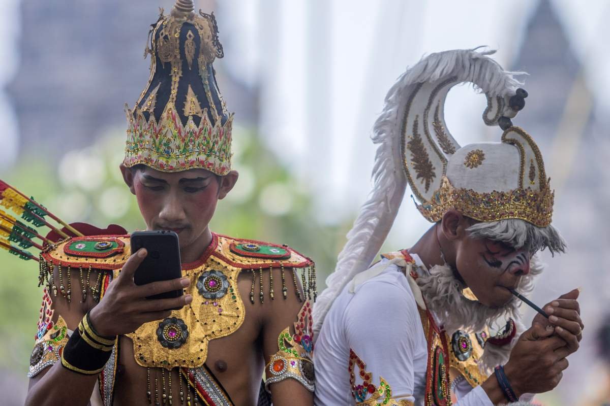 Hanuman Sebat Sejenak Sebelum melakonkan Peran