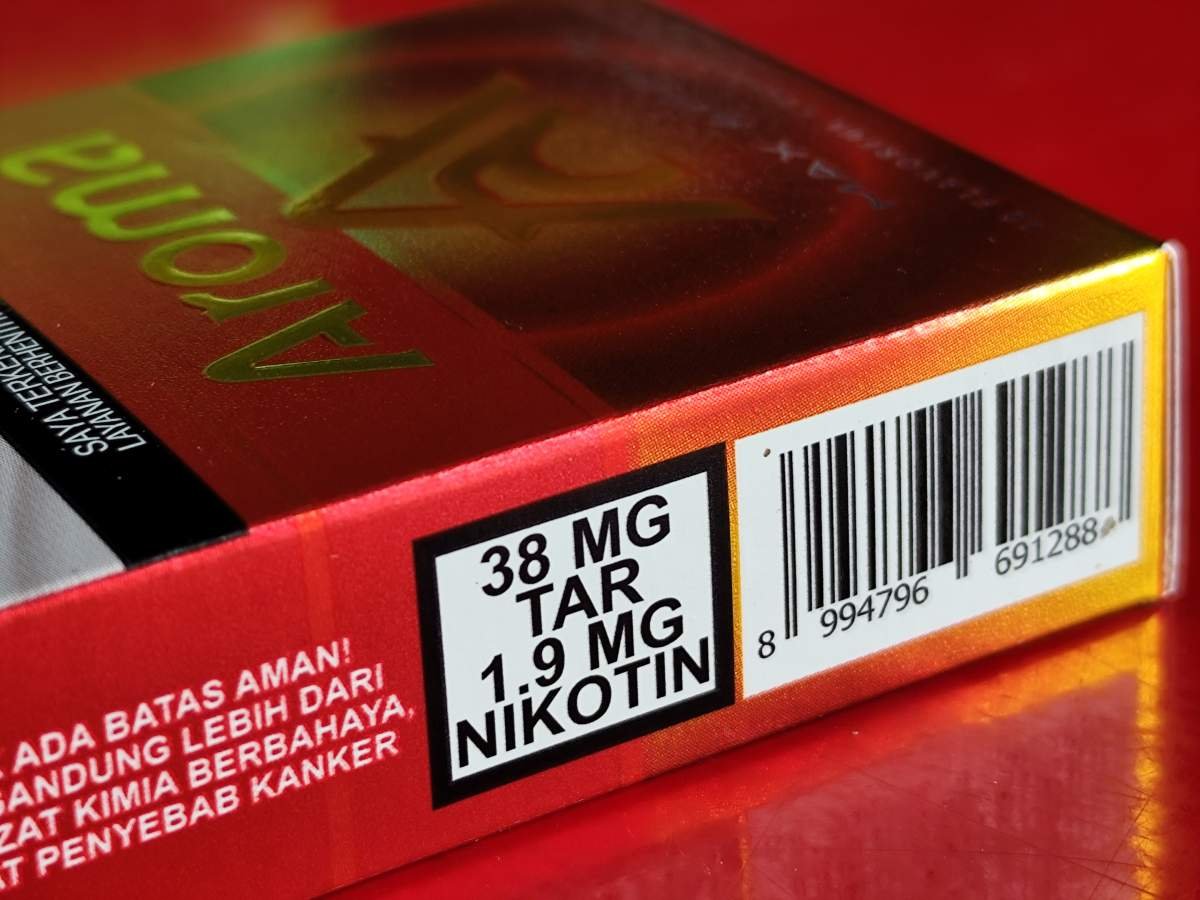 kadar tar dan nikotin max apple
