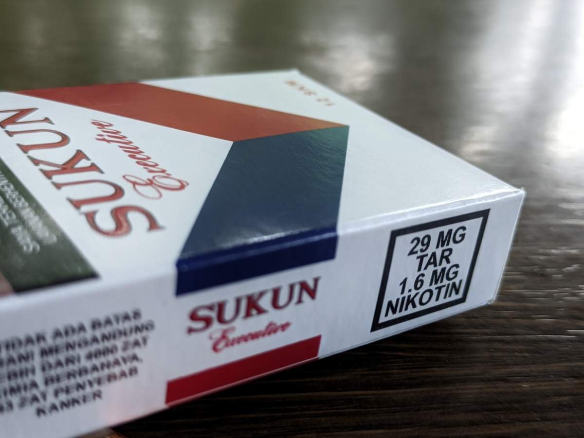 kadar tar dan nikotin skm sukun executif kudus