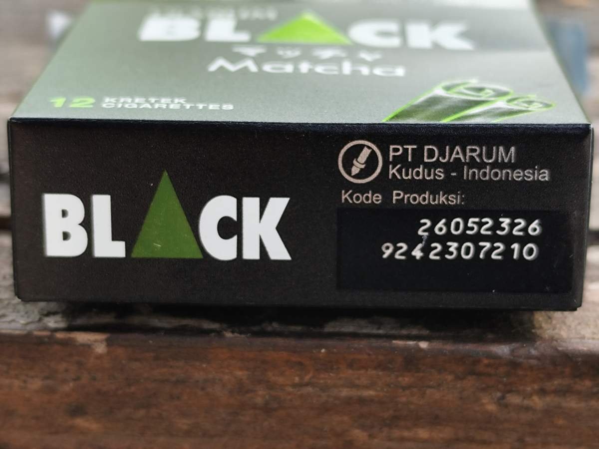 kode produksi black matcha