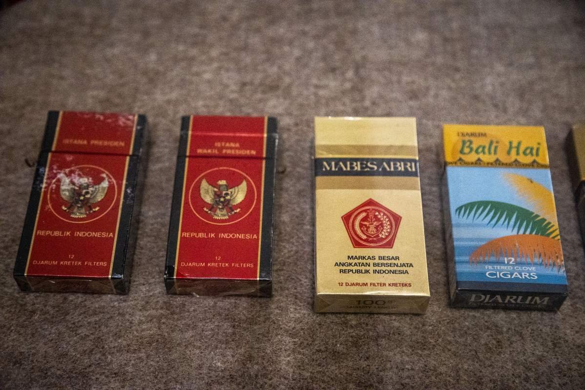 Koleksi rokok museum Kretek Kudus