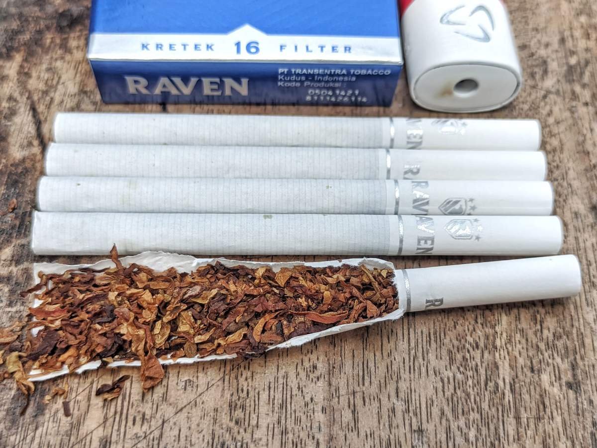 kretek 16 filter raven