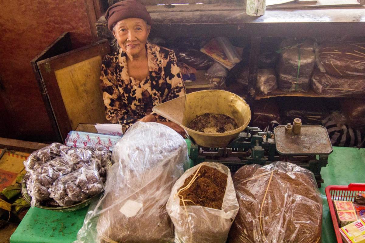 Lapak hajah Aminah Di Pasar Bantul