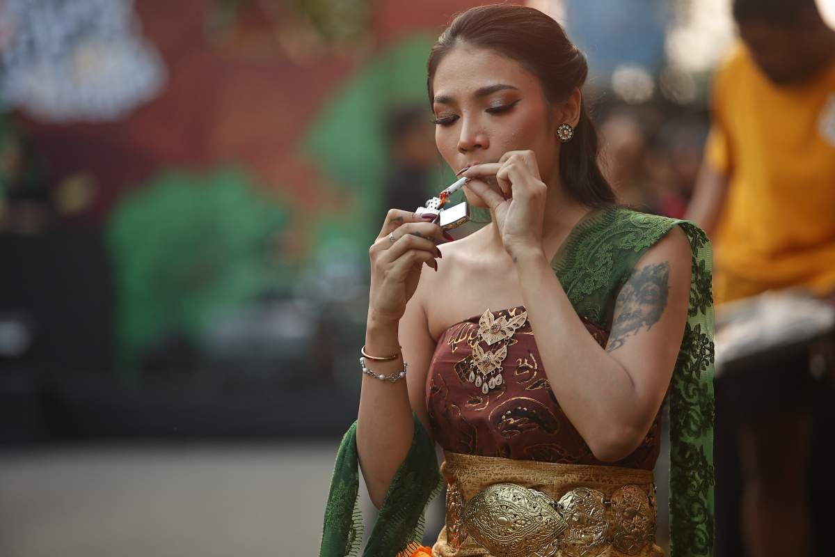 Model Photo Sesion dalam Ngangkring Art fest