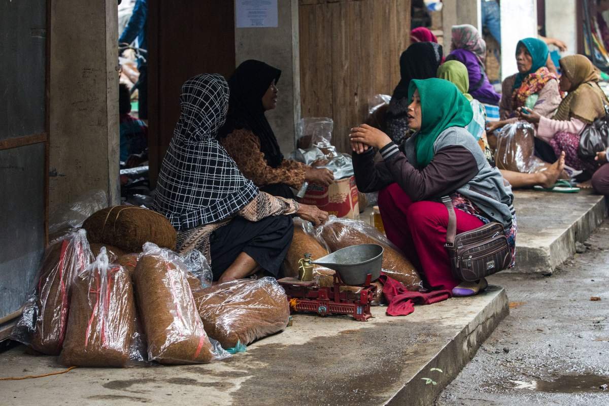 Pedagang Tembakau Pasar Pundong Bantul