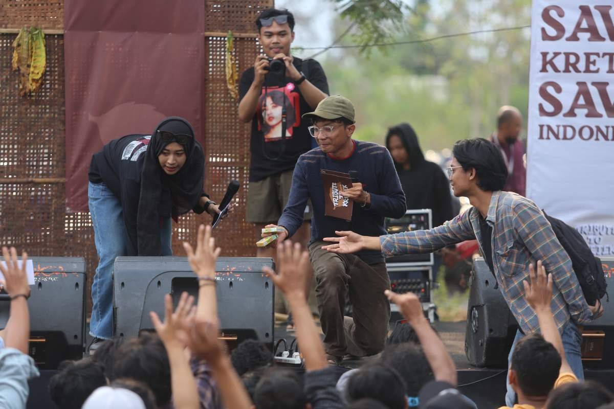 Pembagian Doorprize dalam Tribute to Kretek