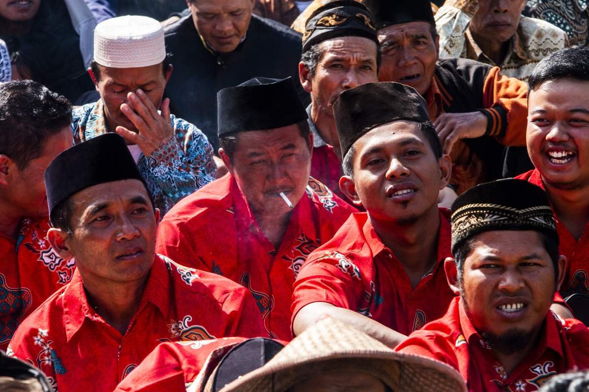 Petani Temanggung berkumpul di alun alun temanggung
