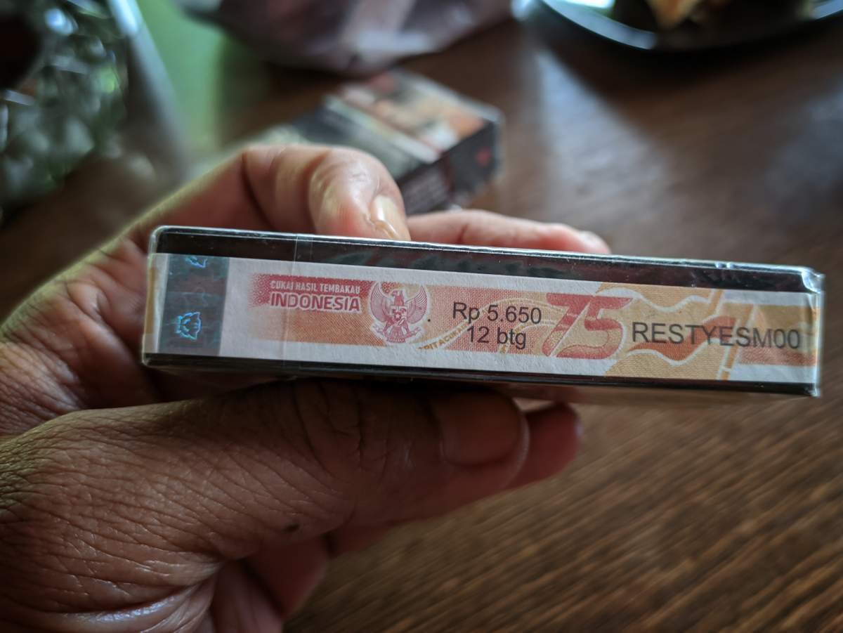 Pita Cukai 75 Tahun Indonesia