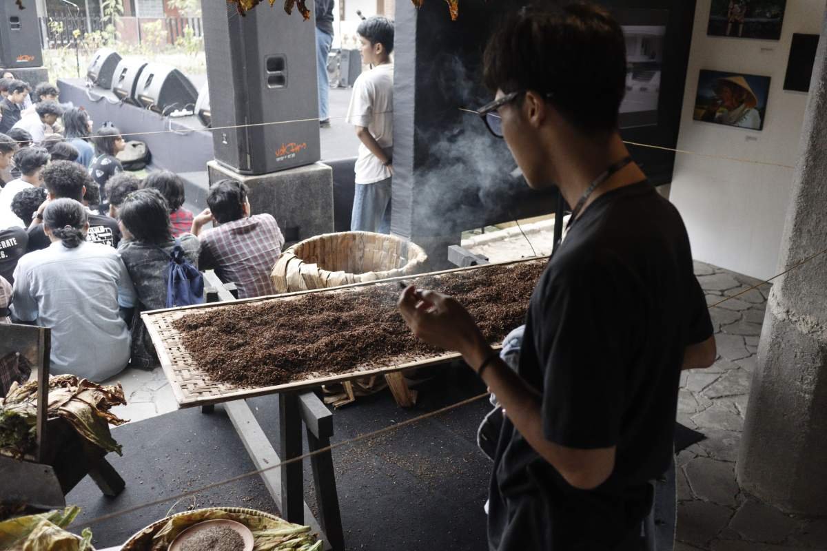Tembakau rajangan siap dilinting