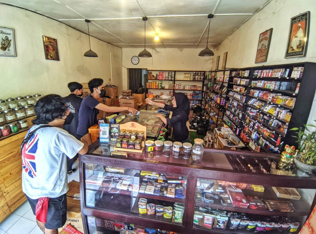 Toko Tembakau yag menjamur saat covid di Yogyakarta